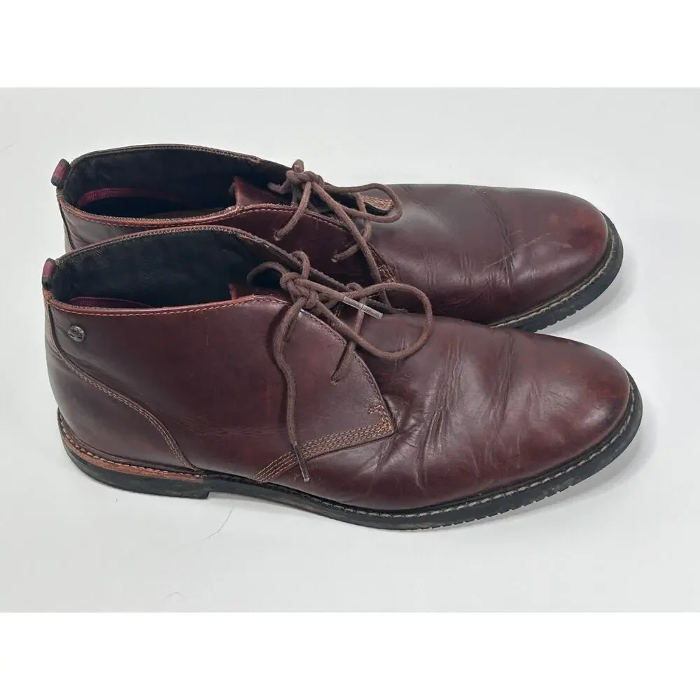Timberland Earthkeepers Brook Park Chukka Boots 5513A Sz 9 USM Brown Leather